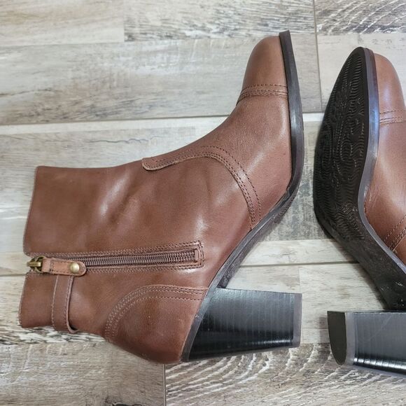 Sebago Ashton Brown Leather Boots Size 8 - Picture 5 of 14